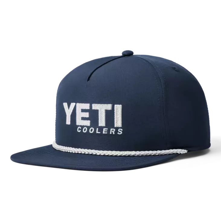 Yeti Flat Brim Rope Hat Navy - Lippikset - 888830270844 - 1