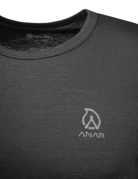 Anar Muorra M's Merino T-Shirt Black - Metsästäjän alus- ja väliasut - 6438014261195 - 2