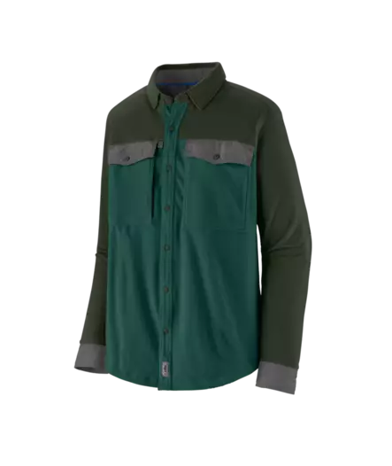 Patagonia M´s Long Sleeve Early Rise Snap Shirt Cascade Green - Paidat - 198077379355 - 1