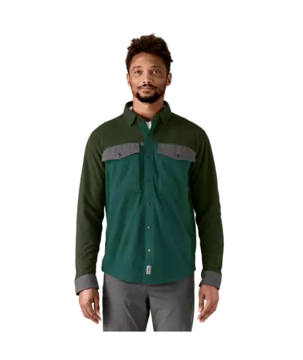 Patagonia M´s Long Sleeve Early Rise Snap Shirt Cascade Green - Paidat - 198077379355 - 2