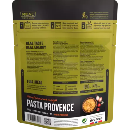 Real Turmat Pasta Provence - Retkiruuat - 7036480017415 - 3