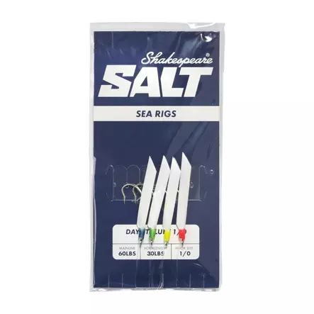 Shakespeare Daylite Lure 1/0 - Valmiit meririgit - 043388130815 - 1
