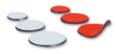 Strike Pro Power Dots 9 pcs - Painot heittokalastukseen - 4712631687715 - 2