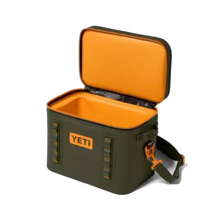 Yeti Hopper Flip 18 Soft Cooler Olive/King Crab Orange - Kylmälaukut ja -laatikot - 888830627945 - 2