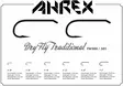 Ahrex FW501 Dry Fly Traditional Barbless - Väkäsettömät - 023534437555 - 3