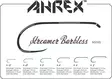 Ahrex NS105 Streamer Down-Eye Barbless - Väkäsettömät - 655043954485 - 2