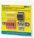 Blue Sea Systems Fuse Block ST-Blade BTM 4 Circuits Kit - Liittimet ja johdot - 632085050245 - 1