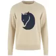 Fjällräven Logo Knit Sweater M Light Beige - Paidat - 7323451199585 - 1
