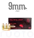 Geco FMJ 9mm Luger 8,0g - Patruunat 9x19 - 4000294186295 - 1