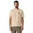 Patagonia Mens Balance Organic T-Shirt Peace Seeds: Undyed Natural - T-paidat - 198077239185 - 3