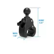RAM Tough-Claw Medium Clamp Ball Base - RAM Mounts, C-koko - 793442944215 - 1