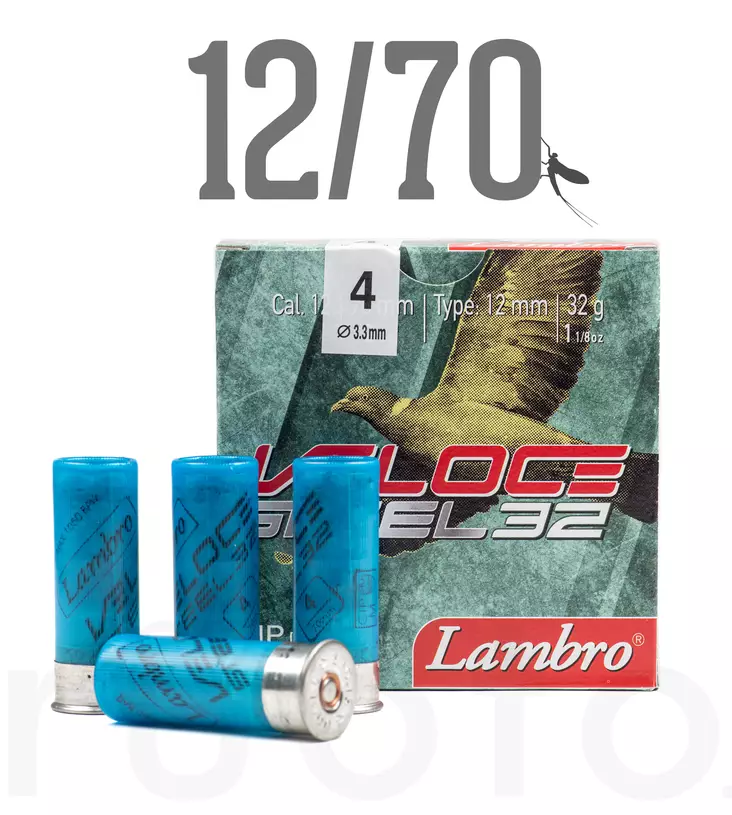 12/70 Lambro Veloce Steel 32g - Metsästyspatruunat, teräs - 5213011484775 - 1
