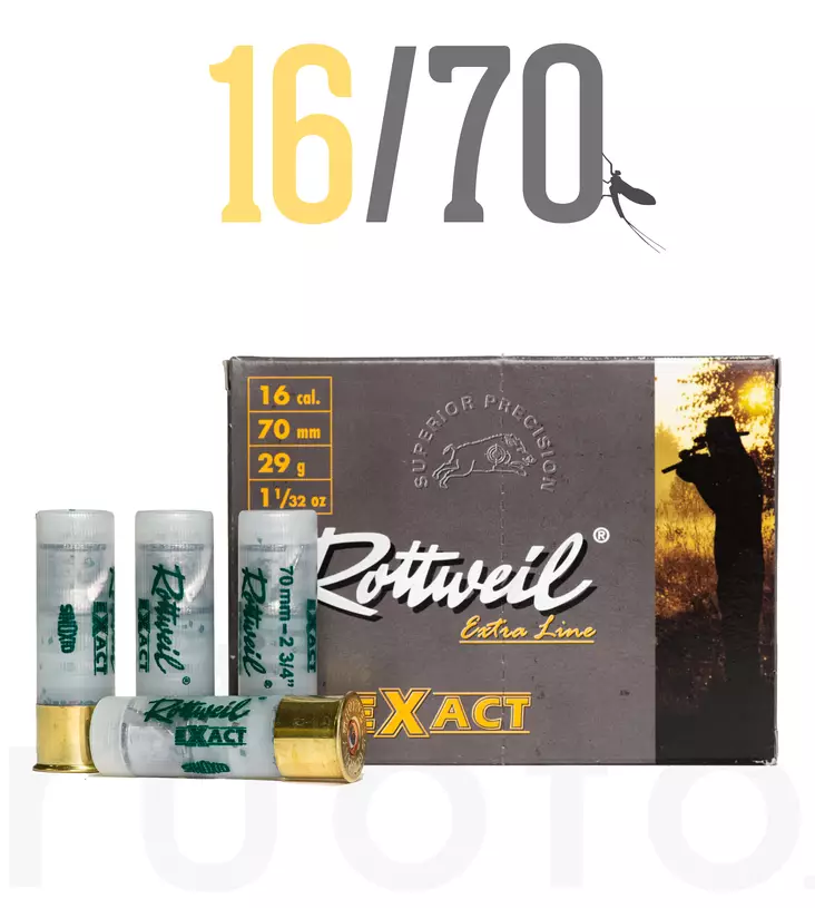 16/70 Rottweil eXact 29g 10pcs - Täyteiset - 4000294159565 - 1
