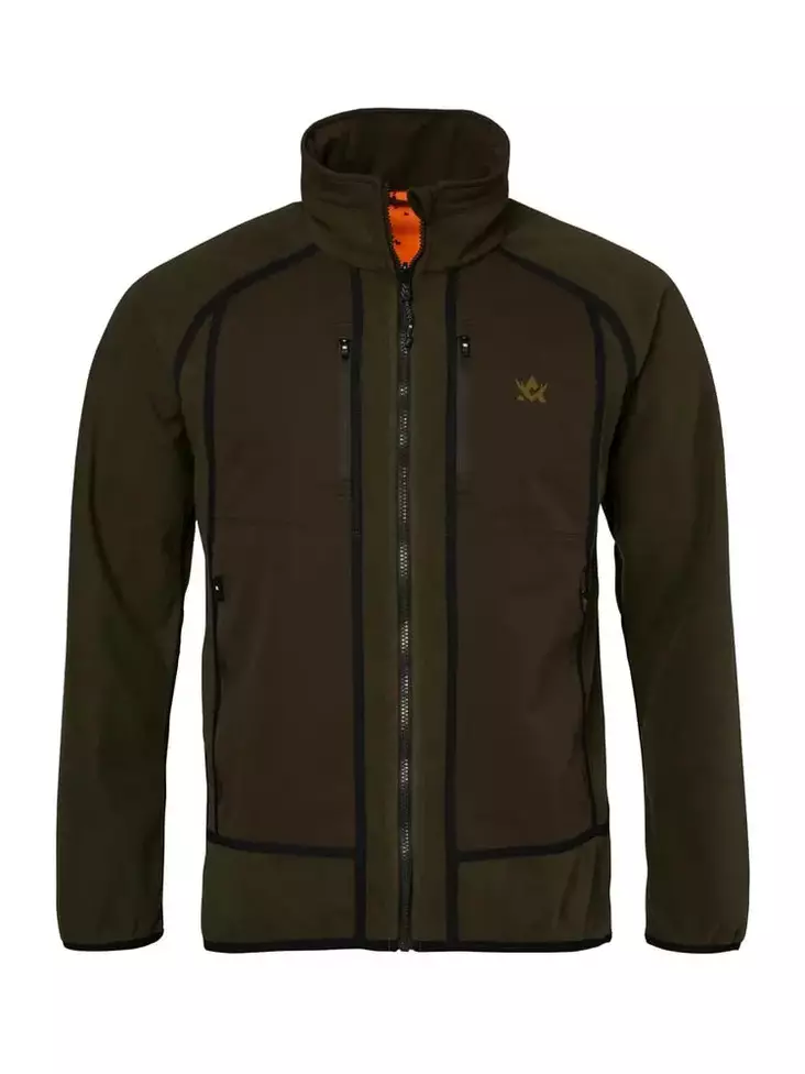 Alaska Raptor Ms Reversible Jacket Solid Brown/BlindTech Blaze - Miesten metsästystakit - 6438347066405 - 1