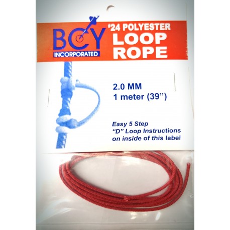 BCY Loop Rope 2mm -jännelooppinaru 1m - Jousen muut tarvikkeet - 310034845631 - 1
