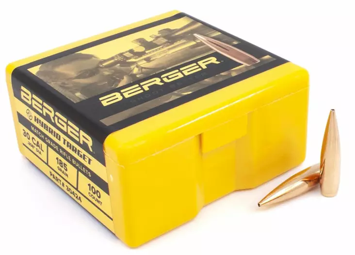 Berger .30 185grain Hybrid Target - .30 luodit - 679459304245 - 1