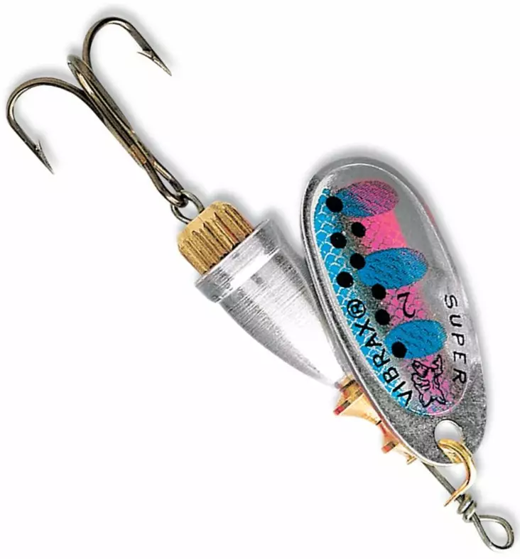 Blue Fox Super Vibrax Fluorescent no 2 6g - Perinteiset lippauistimet - 340060015 - 1