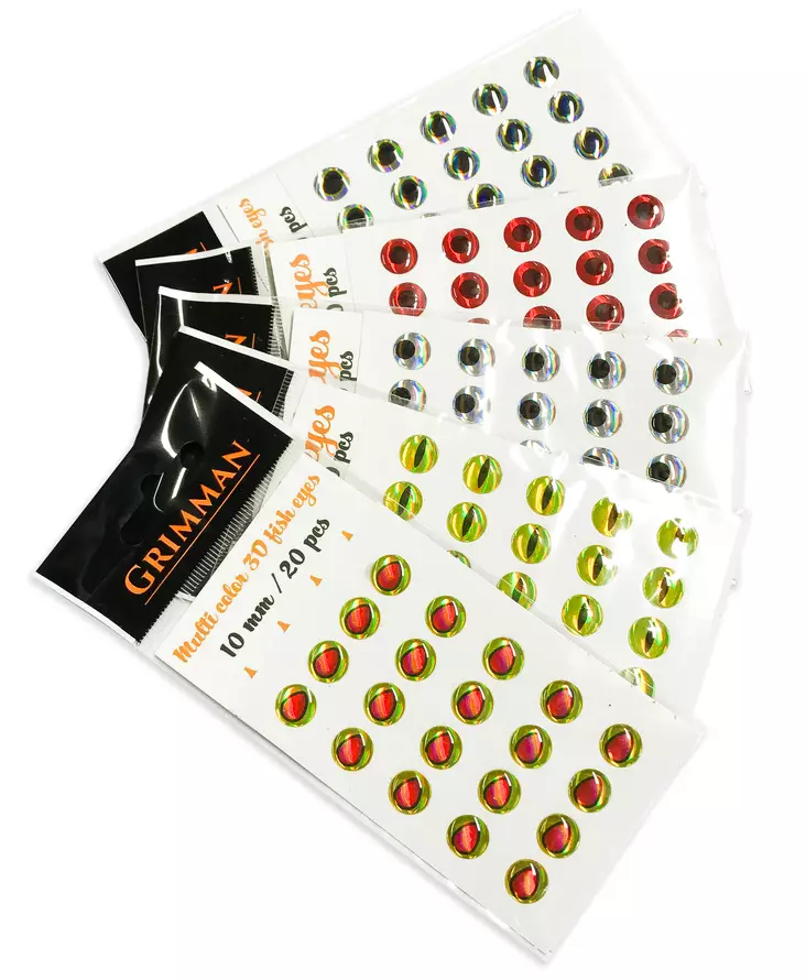 Grimman 3D Fish Eyes 10mm - Tarrasilmät - 11808005 - 1