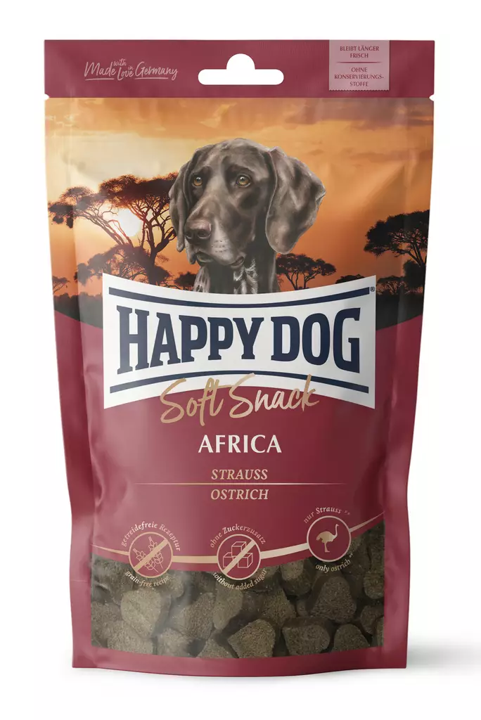 Happy Dog Soft Snack Africa 100g - Happy Dog Snack -koulutusnamit - 60685 - 1
