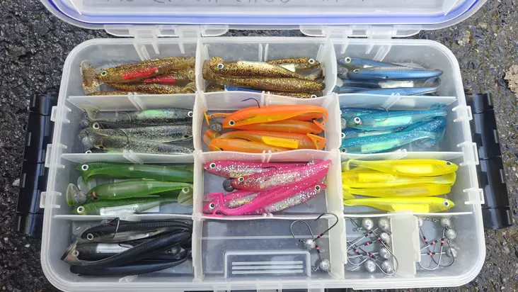 Jigilajitelma KP Flash Shad 4" - Käytetyt heittokalastusvälineet - SH000535 - 1
