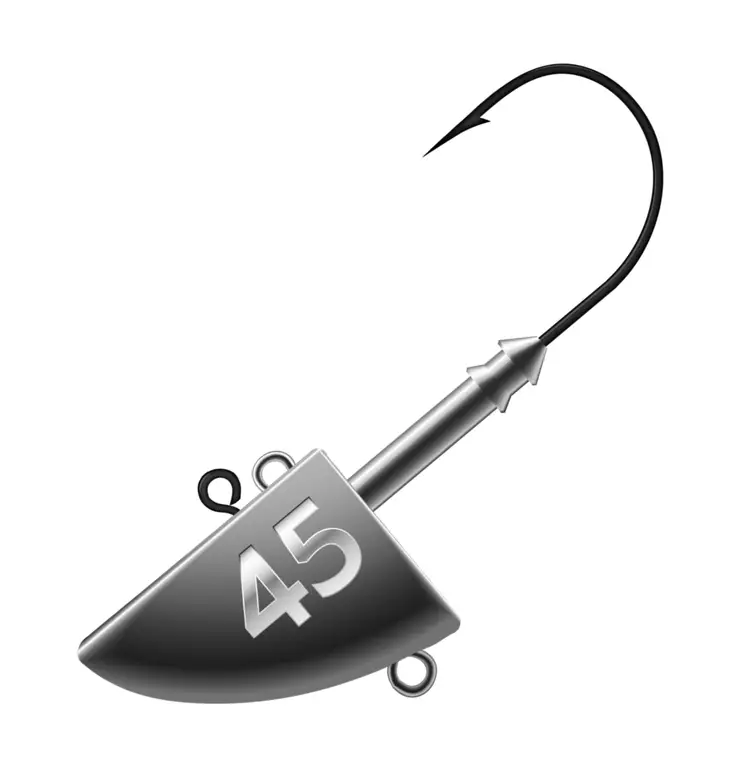 K.P Mustad Fish Head Vertical Jig Head 45g - Jigipäät - 6438239049585 - 1