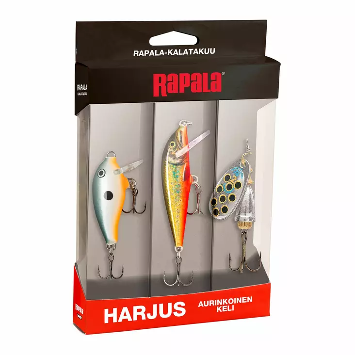 Kalatakuu Harjus aurinkoinen -viehesarja - Viehelajitelmat - 6416173032795 - 2