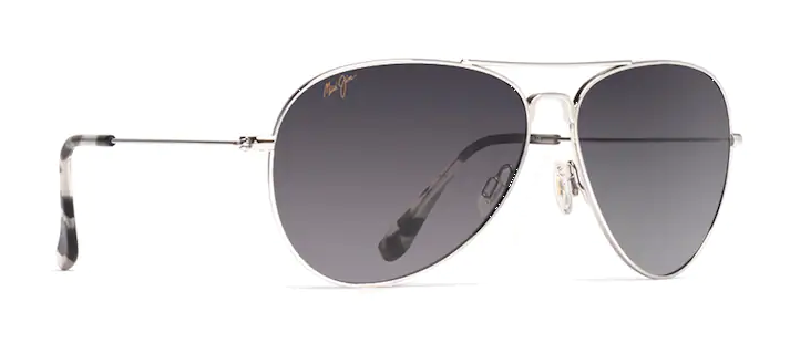 Maui Jim Mavericks - Silver Titanium Frame with Neutral Grey Lens - Muovilinssit - 603429022105 - 1