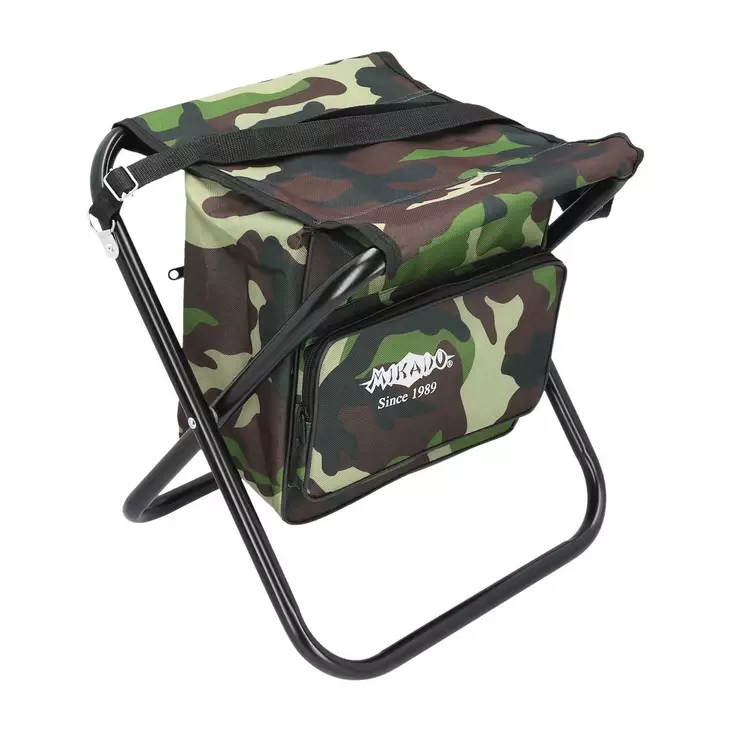 Mikado Foldable Stool with Bag IS12-81B Camo - Feeder- & erikoistuolit - 5900637634645 - 1