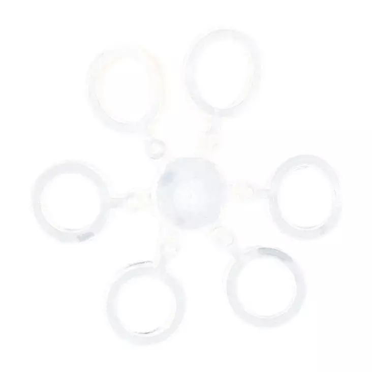 Mikado Method Feeder Bait Bands on Ring Transparent 4mm - Feeder-liittimet, helmet & stopparit - 5900637612735 - 1