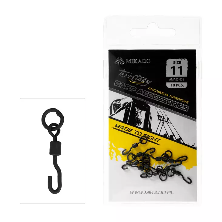 Mikado Ronnie Rig Swivel #11 - Leikarit, renkaat & linkit - 5900637029595 - 1