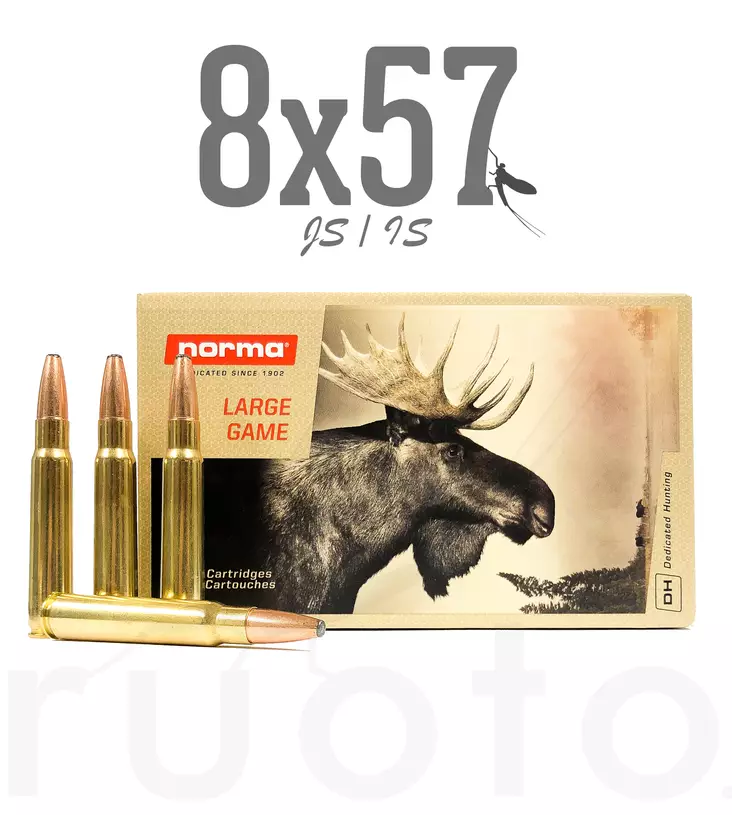 Norma Oryx 8x57 JS 12,7g 20pcs - Patruunat 8x57 IS/IRS - 7393923180045 - 1