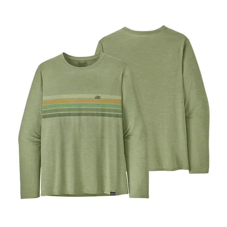 Patagonia M's L/S Cap Cool Daily Graphic Shirt Salvia Green X-Dye - Paidat - 195699401105 - 1