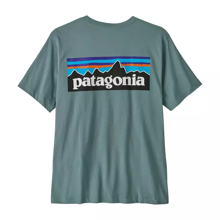 Patagonia M's P-6 Logo T-Shirt Blue Sage - Miesten t-paidat - 199346197915 - 1