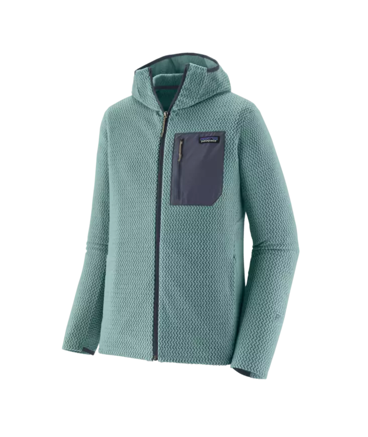 Patagonia Ms R1 Air Full-Zip Hoody Blue Sage - Fleecepaidat - 198077745105 - 1