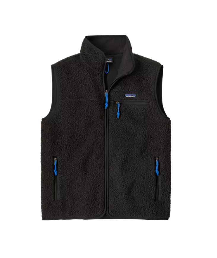 Patagonia M´s Retro Pile Vest Black - Välitakit - 199346188425 - 1