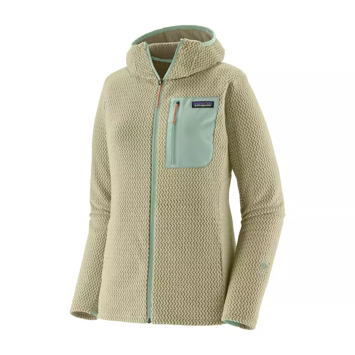 Patagonia W's R1 Air Full-Zip Hoody Weathered Stone - Fleecepaidat - 198077745525 - 1