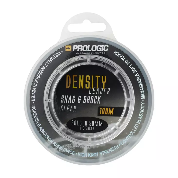 Prologic Density Snag&Shock 0,50mm 30lb - Mono shock leaderit - 5706301726995 - 1