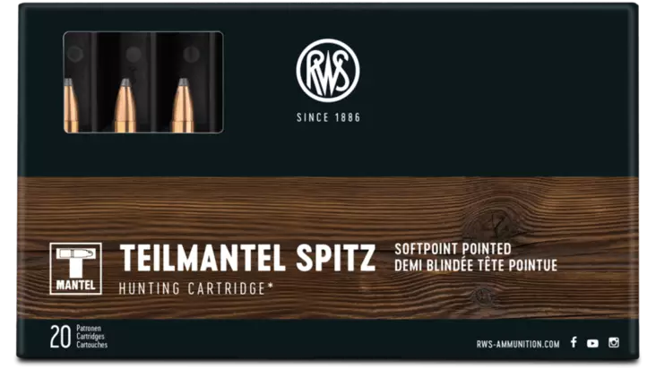 RWS Teilmantel Spitz 5,6x52 R 4,6g 20pcs - Muut kiväärikaliiperit - 4000294116865 - 1
