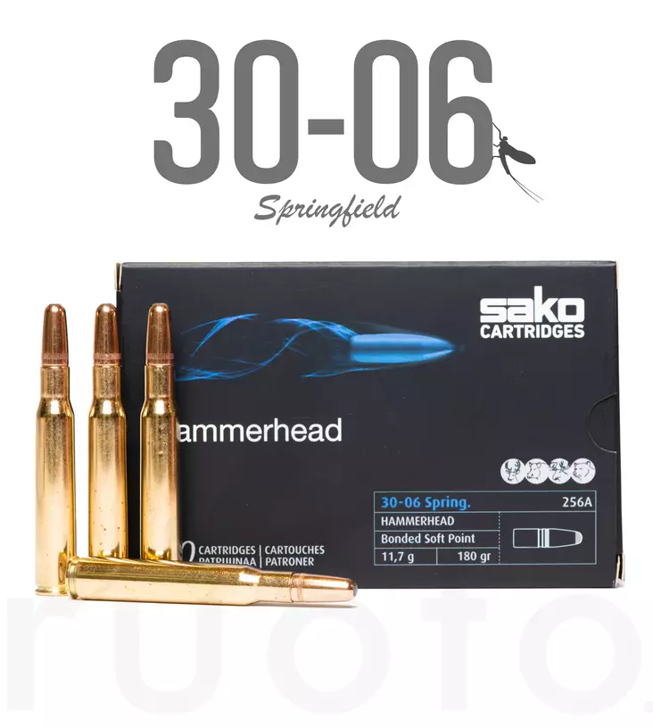 Sako Hammerhead 30-06 Sprg 11,7g 20pcs - Patruunat 30-06 Springfield - 6438053999325 - 1