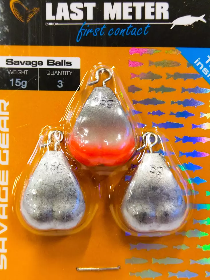 Savage Gear Balls 3pcs - Painot heittokalastukseen - 5706301551375 - 1