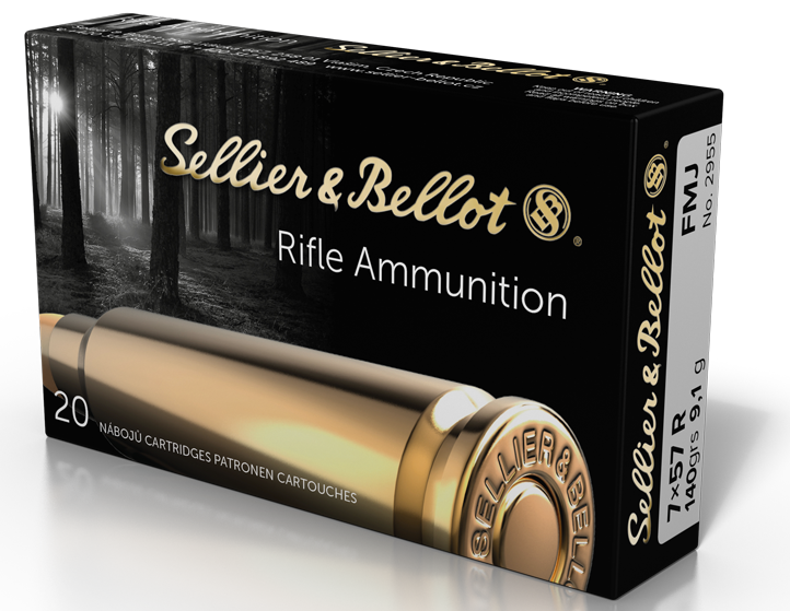 S&B 7x57R FMJ 9,1g 20pcs - Patruunat 7x57 / 7x57R - 8590690331055 - 1