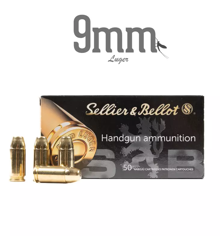 S&B 9mm Luger FMJ 9,0g Subsonic 50pcs - Patruunat 9x19 - 8590690310555 - 2
