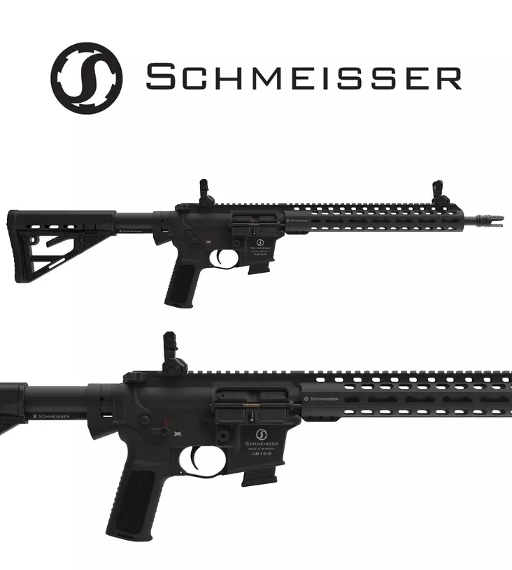 Schmeisser AR15-9 M4FL 14,5" 9x19mm - Muut kiväärikaliiperit - 022275 - 3
