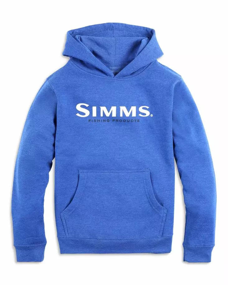 Simms Kid's Simms Logo Hoody Royal - Hupparit - 694264584095 - 1