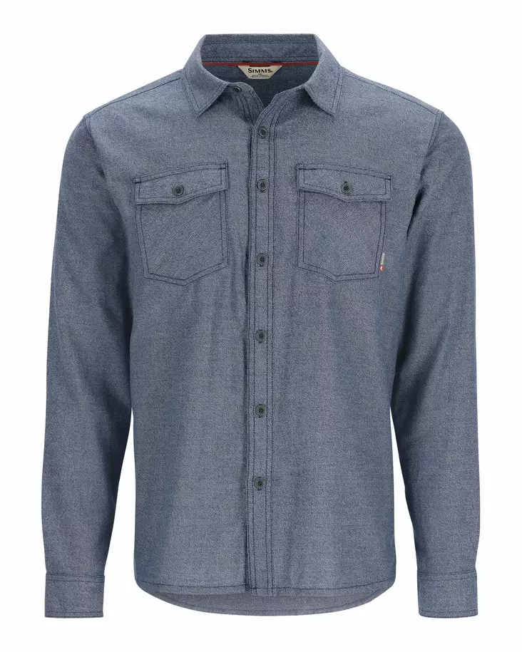 Simms Shoal Flannel Shirt Midnight - Paidat - 694264627655 - 1
