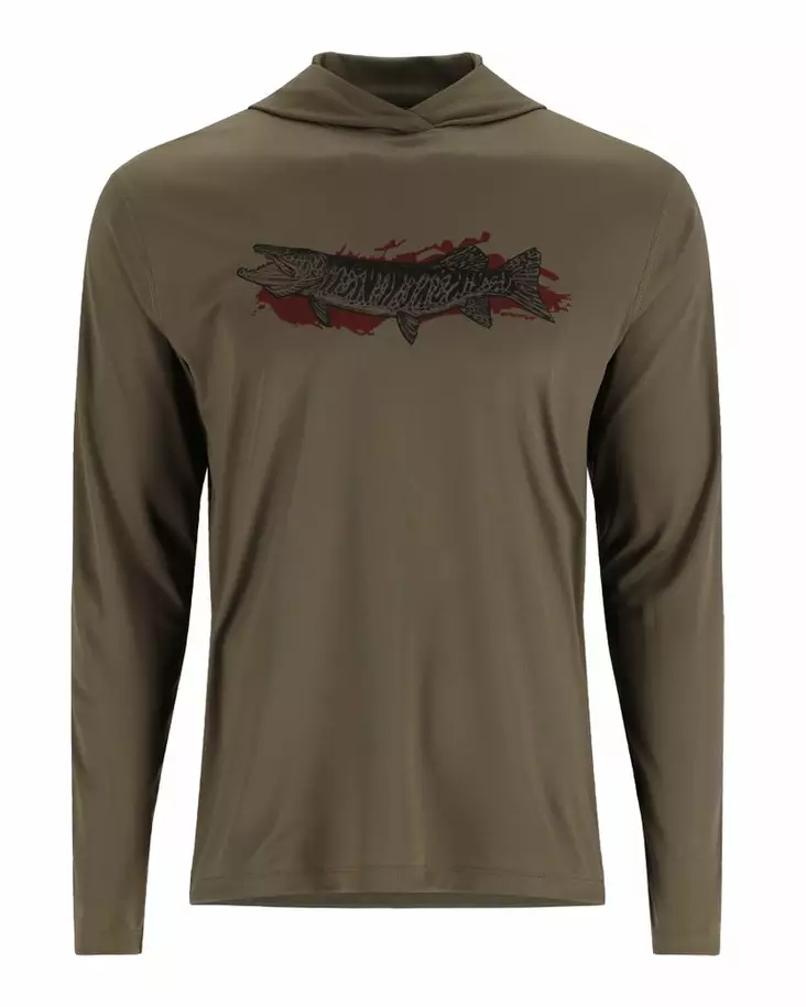 Simms Tech Hoody - Artist Series Dark Stone Musky - Hupparit - 694264607435 - 1