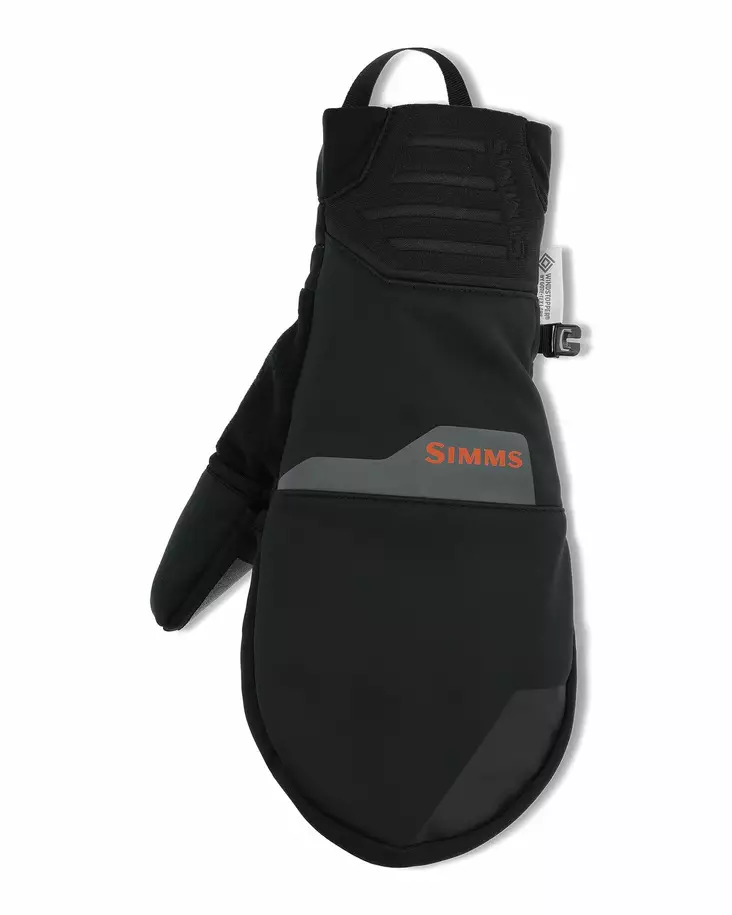 Simms Windstopper Foldover Mitt Black - Käsineet - 694264626665 - 1
