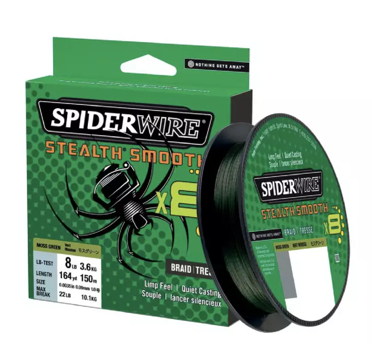 SpiderWire Stealth Smooth 8 Moss Green - Monikuitusiimat - 022021663255 - 1