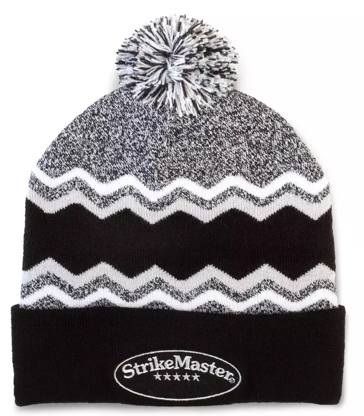Strikemaster Beanie Black Grey White - Pipot - 043253122785 - 1