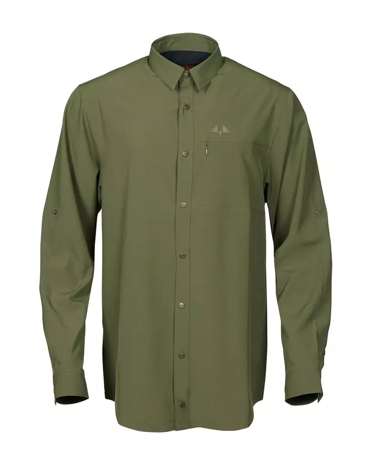 Swedteam Alpha Light Shirt Green M - Metsästäjän paidat - 7330144049935 - 1